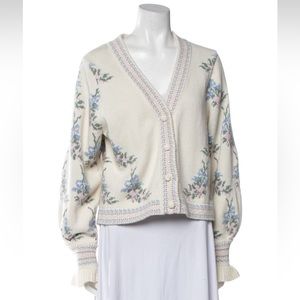 Loveshackfancy Boscom floral cardigan